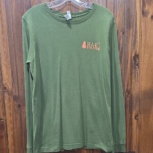 Bella Canvas Forest Green Long Sleeve Tee